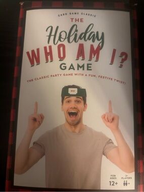 The Holiday Who Am I? Game — Festive Party Card Game (Green)